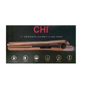 CHI Original 1" Ceramic Hairstyling Iron - Curler, Waver & Straightener - NEW